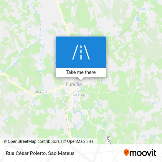 Rua César Poletto map