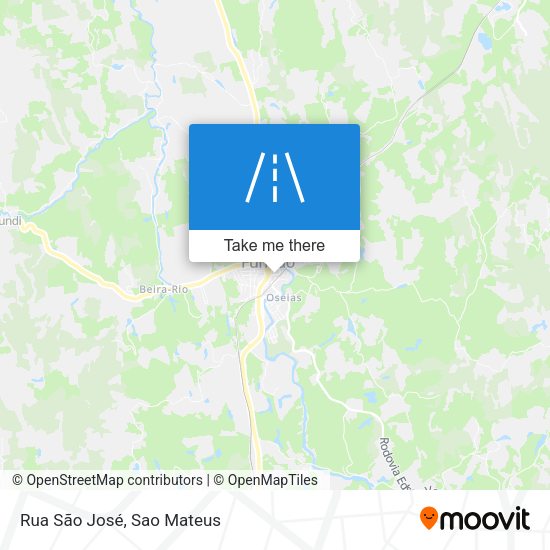 Rua São José map
