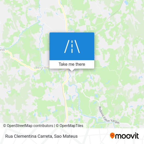 Rua Clementina Carreta map