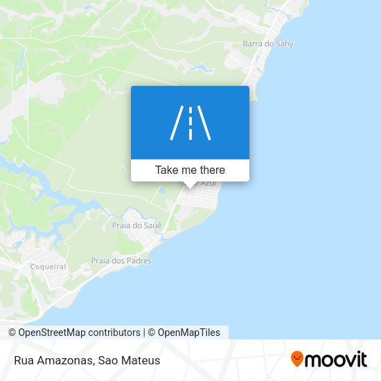 Rua Amazonas map