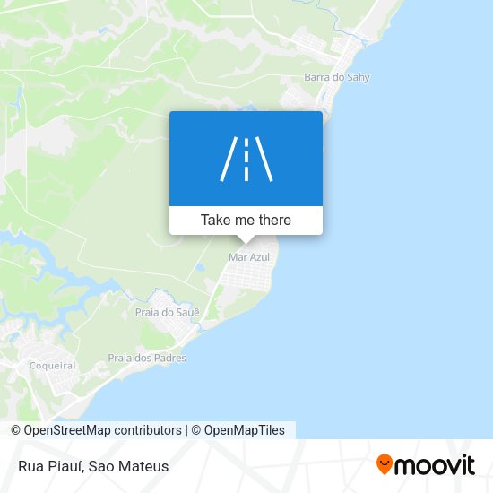 Rua Piauí map