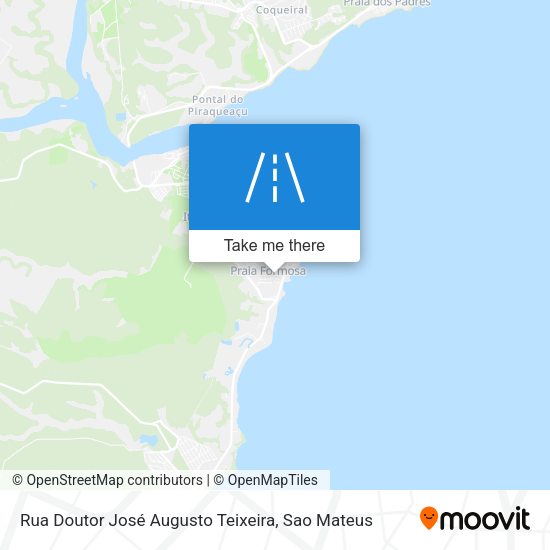 Rua Doutor José Augusto Teixeira map