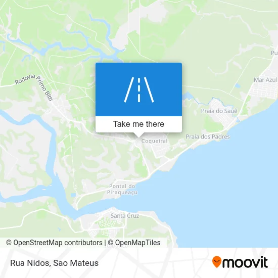 Rua Nidos map