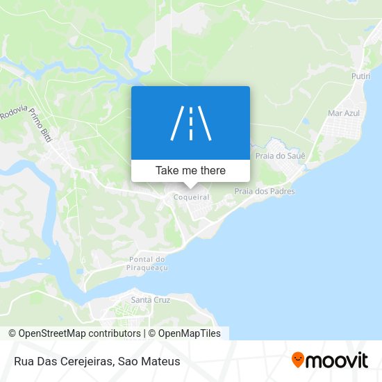 Rua Das Cerejeiras map