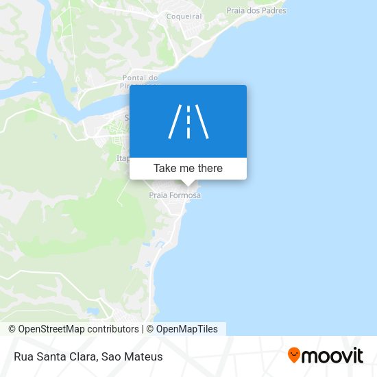 Rua Santa Clara map