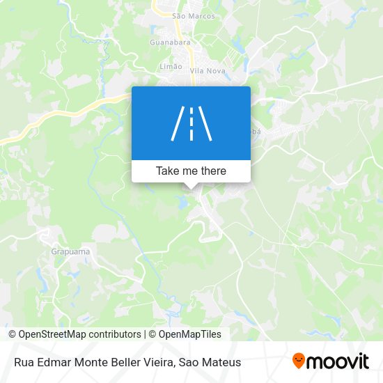 Rua Edmar Monte Beller Vieira map