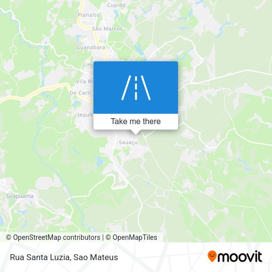Rua Santa Luzia map