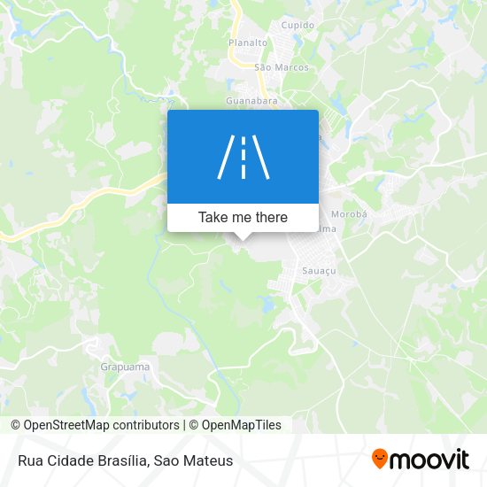 Rua Cidade Brasília map
