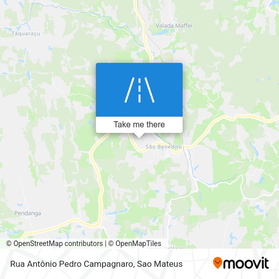 Rua Antônio Pedro Campagnaro map