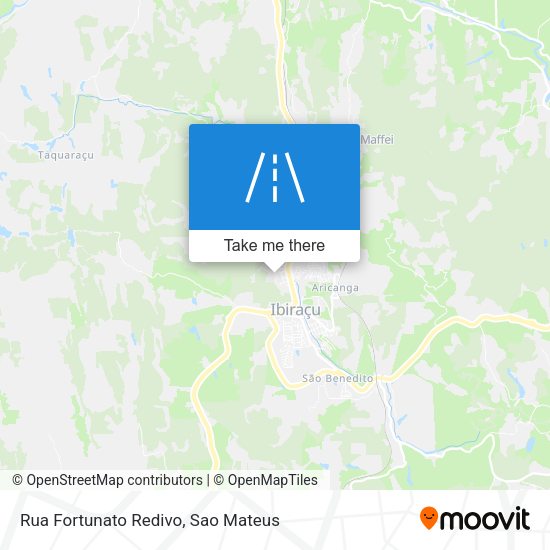 Rua Fortunato Redivo map