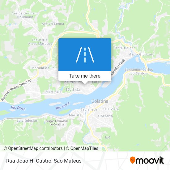 Rua João H. Castro map