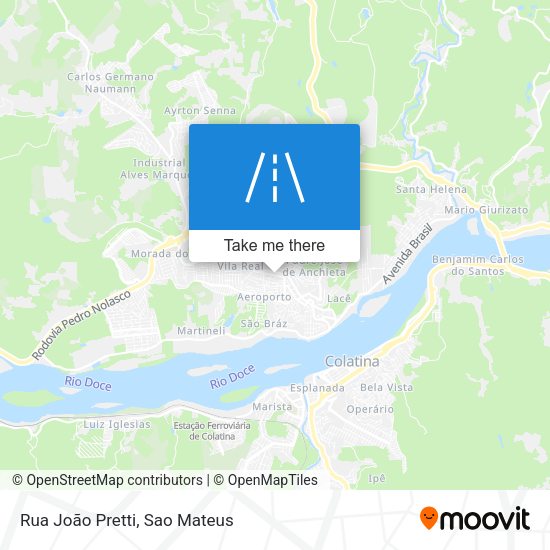 Rua João Pretti map