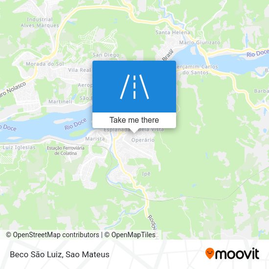 Beco São Luiz map