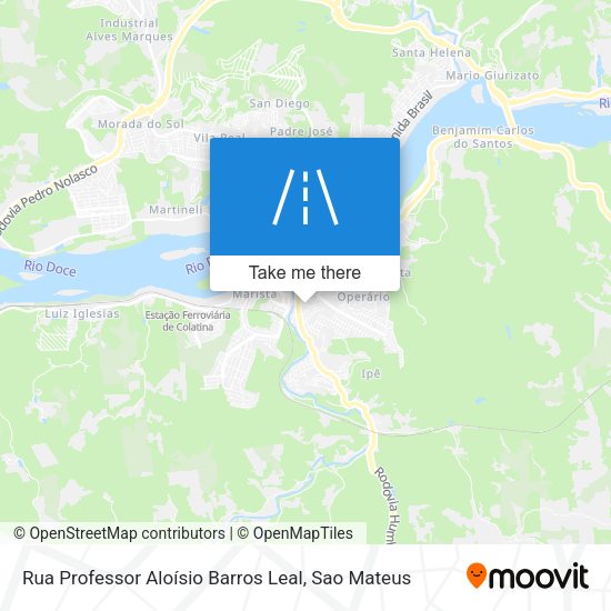 Rua Professor Aloísio Barros Leal map