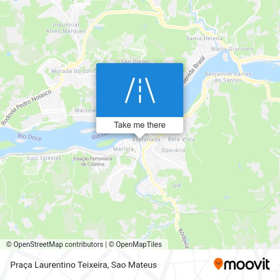 Praça Laurentino Teixeira map