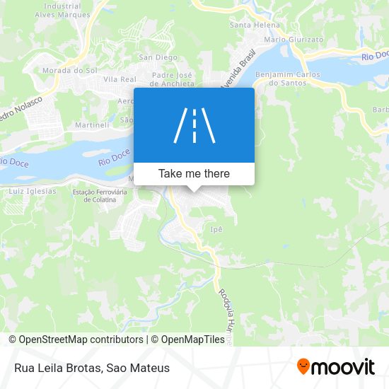 Rua Leila Brotas map