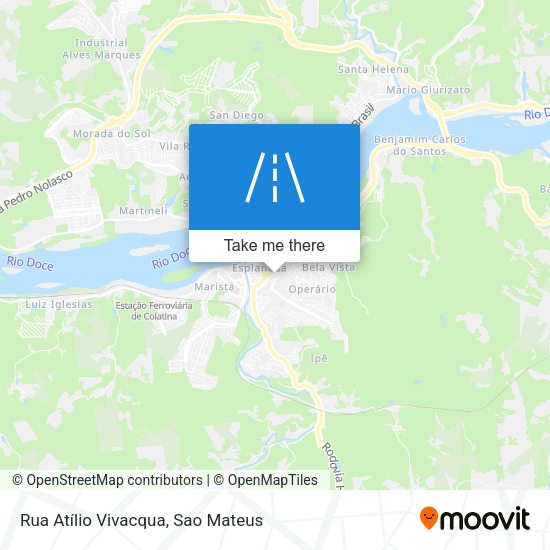 Rua Atílio Vivacqua map