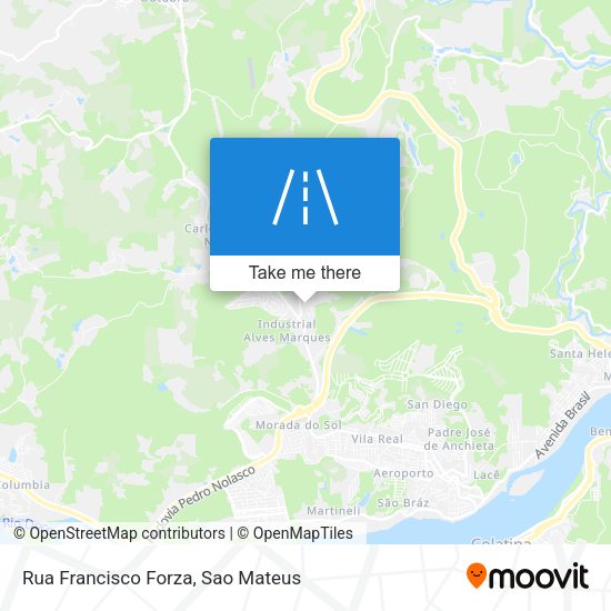 Rua Francisco Forza map