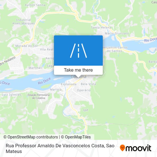Rua Professor Arnaldo De Vasconcelos Costa map