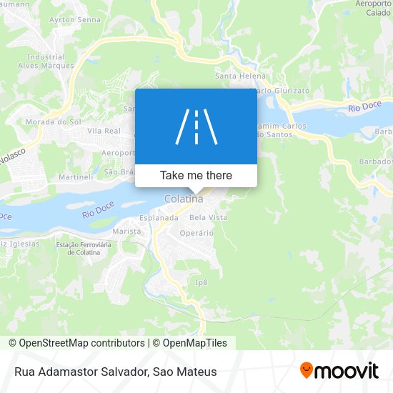 Rua Adamastor Salvador map