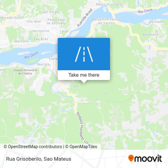 Rua Grisoberilo map