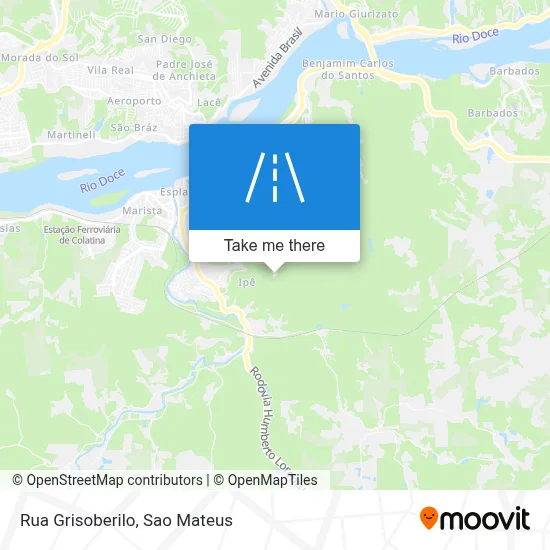 Rua Grisoberilo map