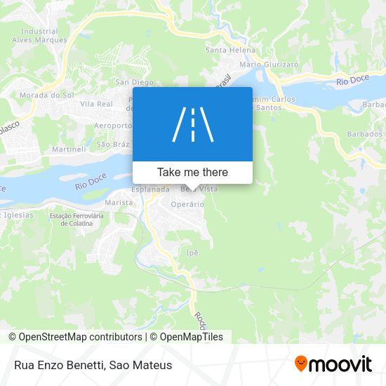 Rua Enzo Benetti map