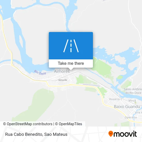 Rua Cabo Benedito map