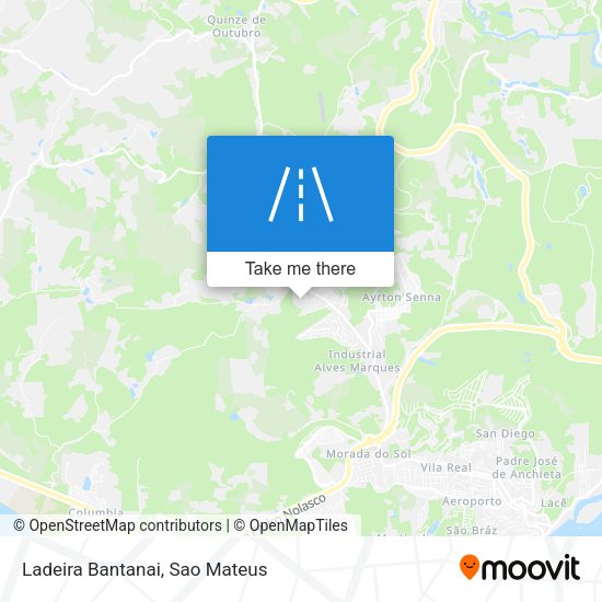 Ladeira Bantanai map