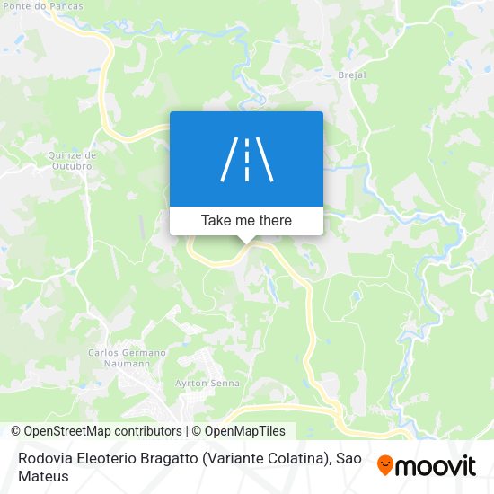 Rodovia Eleoterio Bragatto (Variante Colatina) map