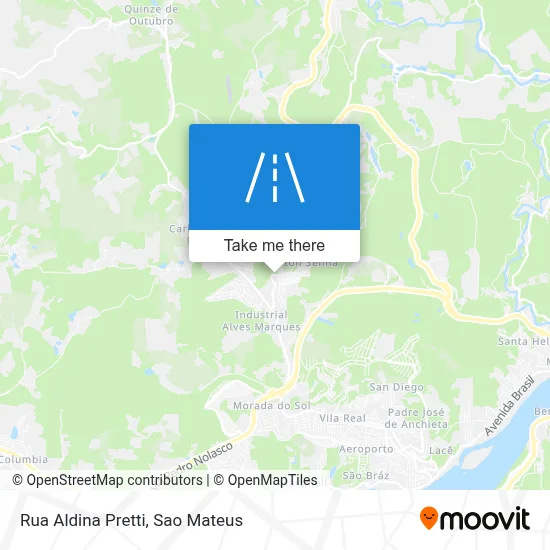 Rua Aldina Pretti map