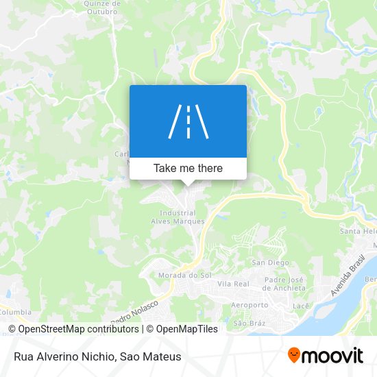 Rua Alverino Nichio map