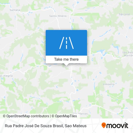 Rua Padre José De Souza Brasil map
