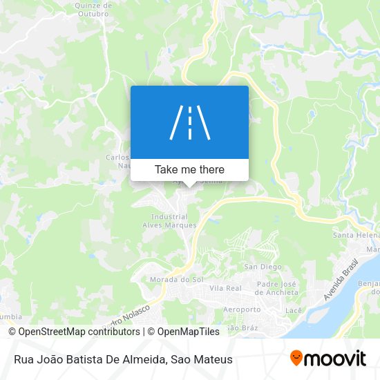 Rua João Batista De Almeida map