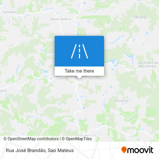 Rua José Brandão map