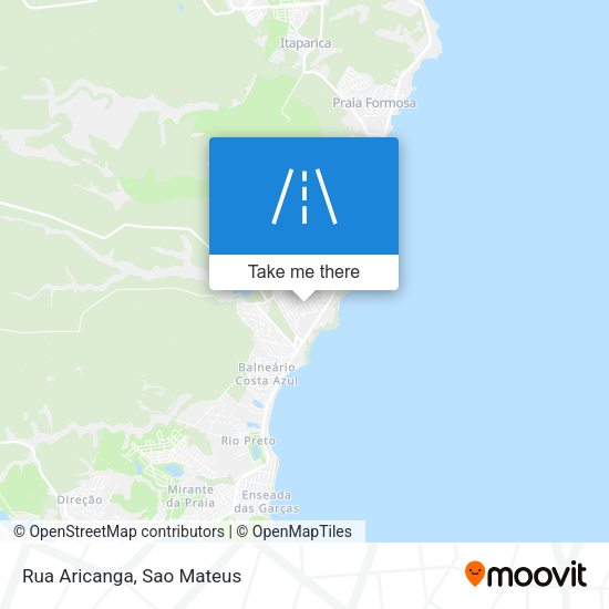 Rua Aricanga map