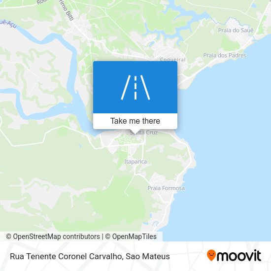 Rua Tenente Coronel Carvalho map