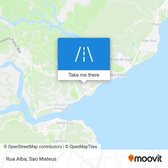 Rua Alba map