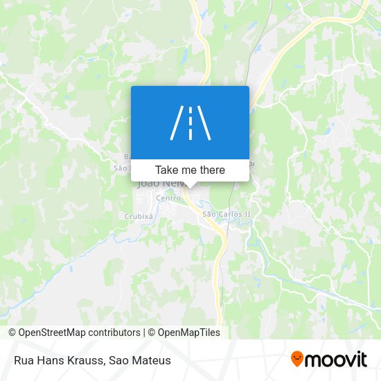 Rua Hans Krauss map
