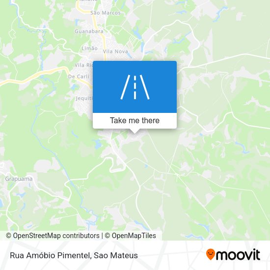 Rua Amóbio Pimentel map