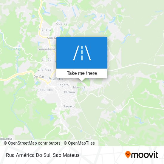 Rua América Do Sul map