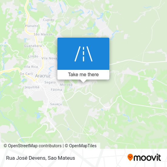 Rua José Devens map