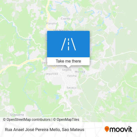 Rua Anael José Pereira Mello map