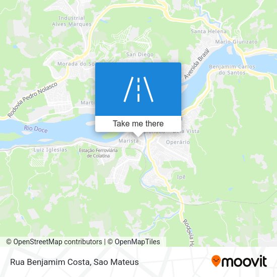 Rua Benjamim Costa map