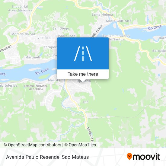 Avenida Paulo Resende map