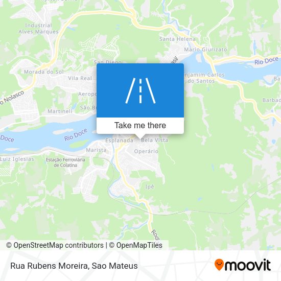 Rua Rubens Moreira map
