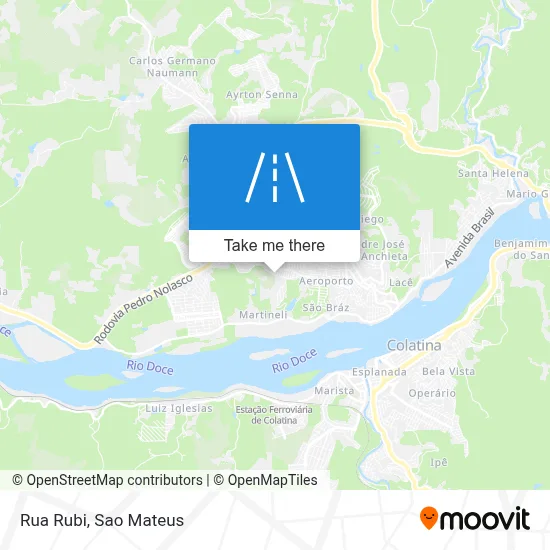 Rua Rubi map