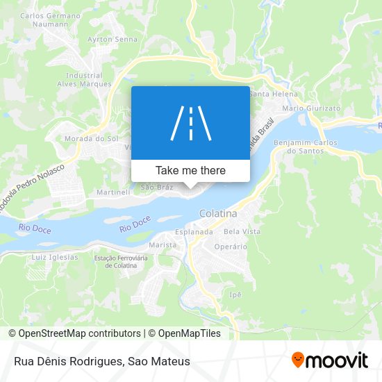 Rua Dênis Rodrigues map