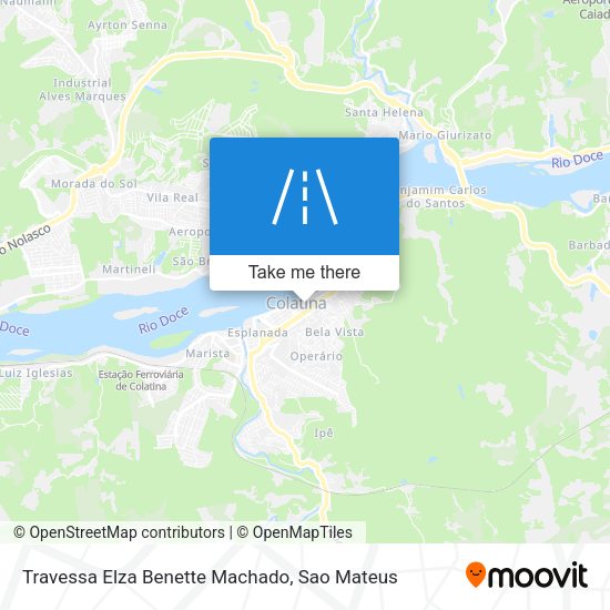 Travessa Elza Benette Machado map
