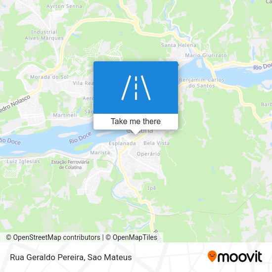 Rua Geraldo Pereira map